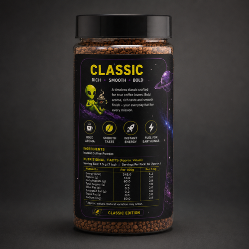 Classic Instant Coffee | non flavor | 90gm ⭐️⭐️⭐️⭐️⭐️(248)