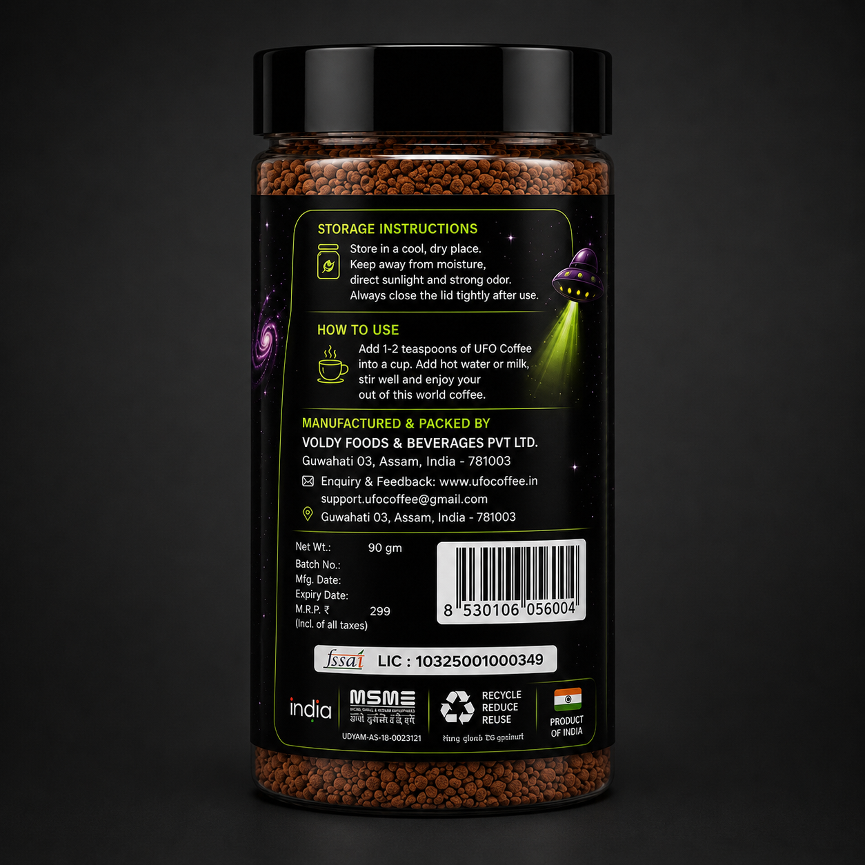 Classic Instant Coffee | non flavor | 90gm ⭐️⭐️⭐️⭐️⭐️(248)