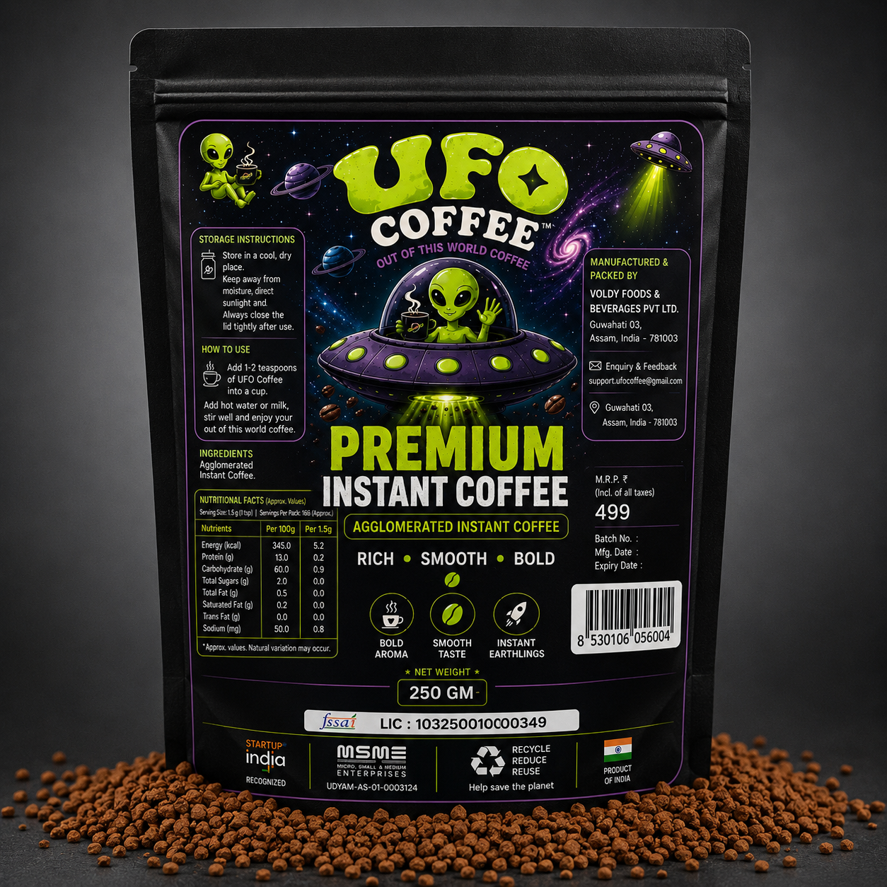 Premium Instant Coffee  250g pack ⭐⭐⭐⭐(67)